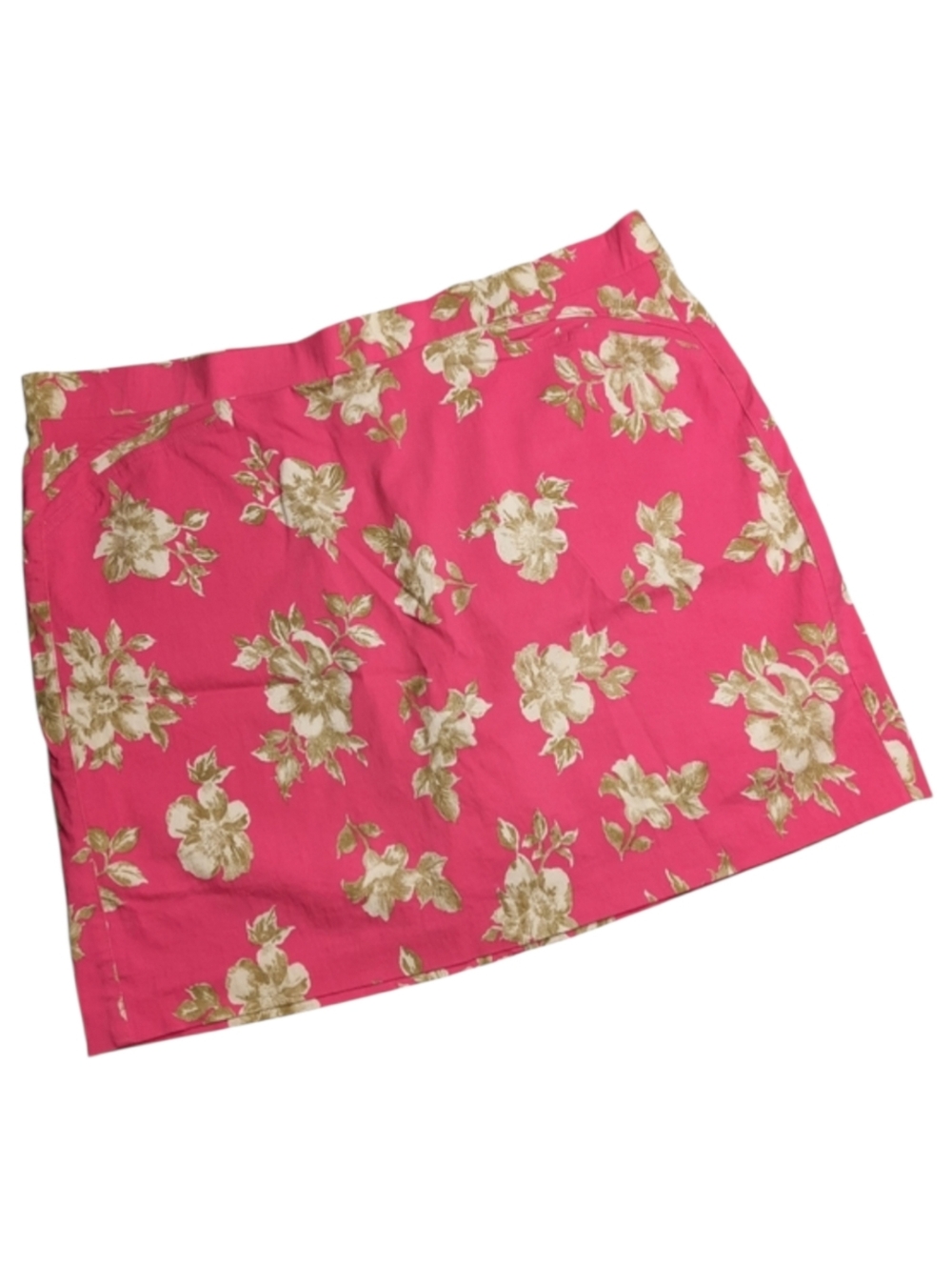 Zoe + Phoebe Pink Floral Activewear Skirt/Skort SZ XL